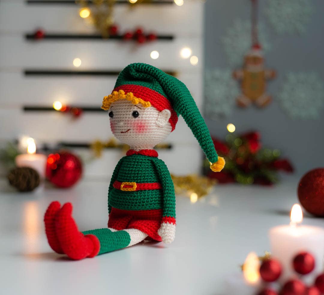 Crochet Christmas Elves Jingle and Hope. Crochet patterns in PDF