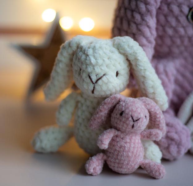 Amigurumi Crochet Bunny. Crochet Pattern in PDF