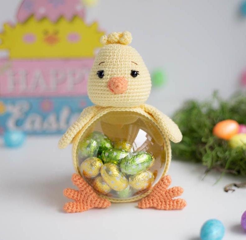 Amigurumi Crochet Easter Chickens. Crochet Patterns in PDF