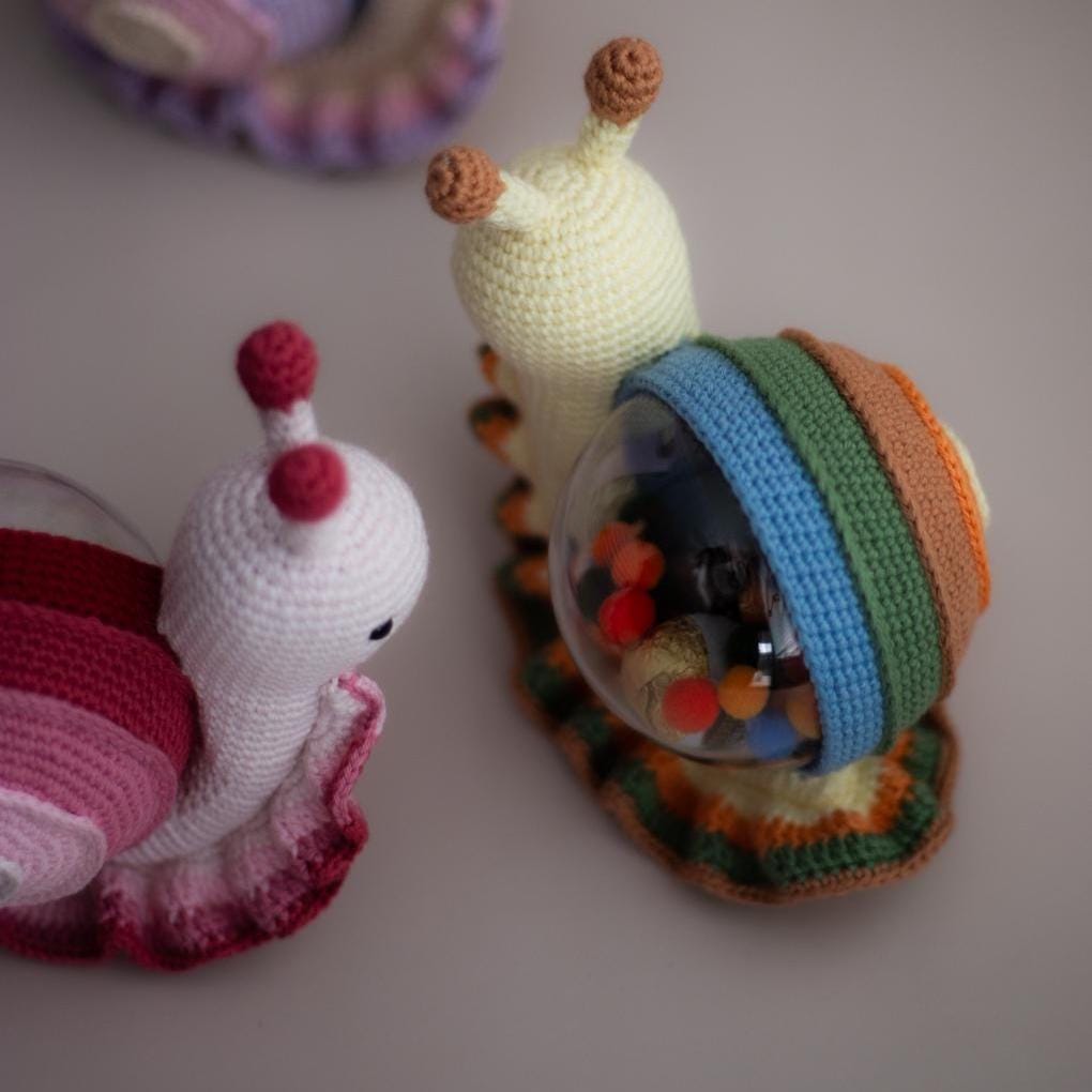 Amigurumi Crochet Snail. Crochet Pattern in PDF