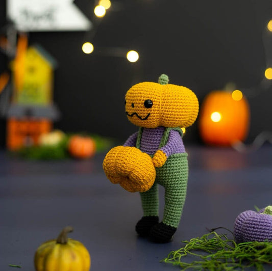 Amigurumi Crochet Halloween Pumpkin. Crochet Pattern in PDF