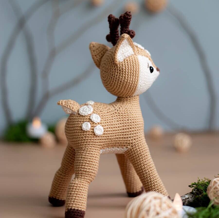 Amigurumi Crochet Fawn. Crochet Pattern in PDF